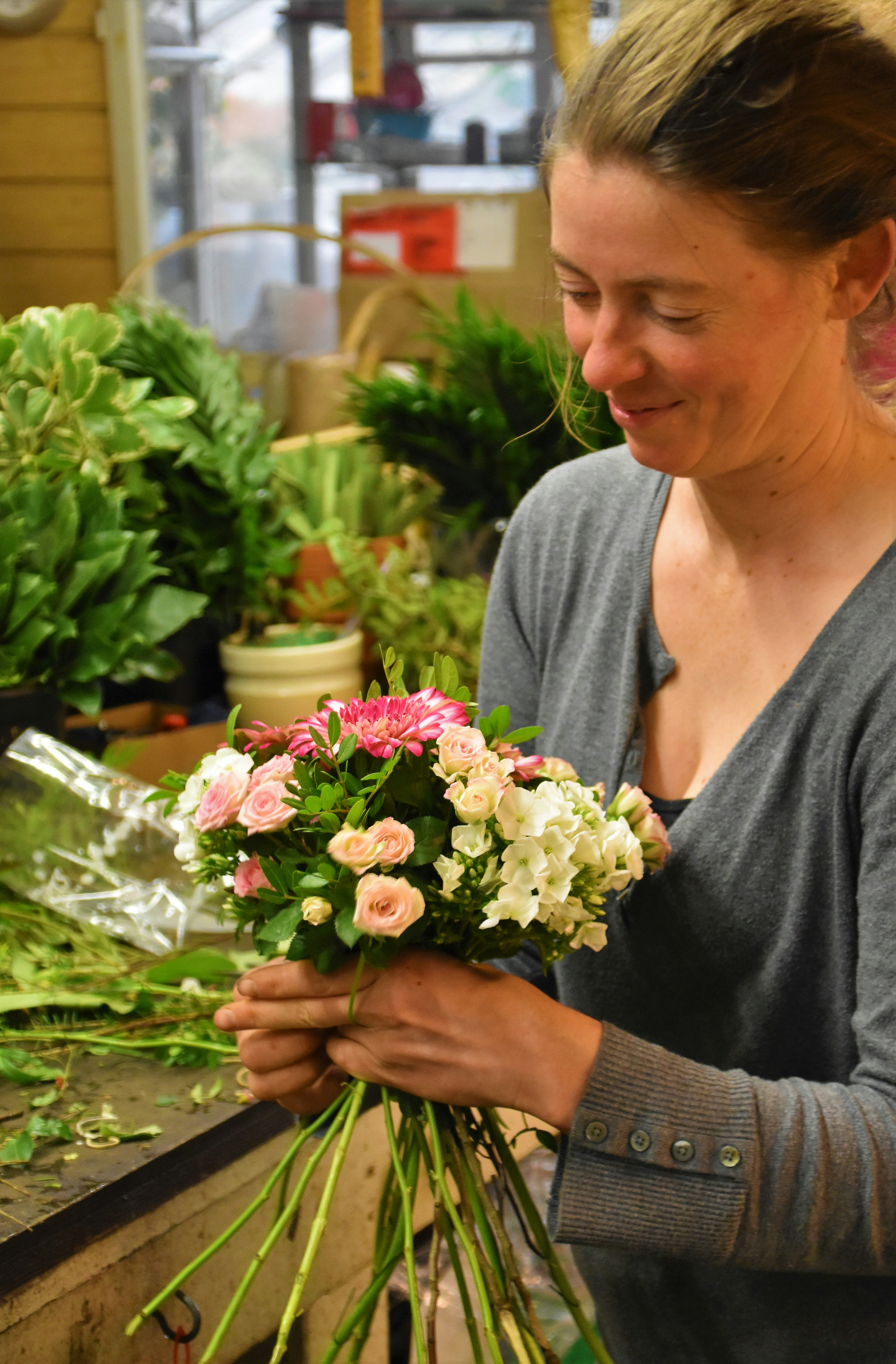 florist working